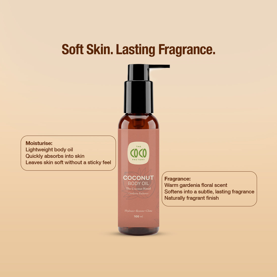 Body Oil – Virgin Coconut Oil + Gardenia