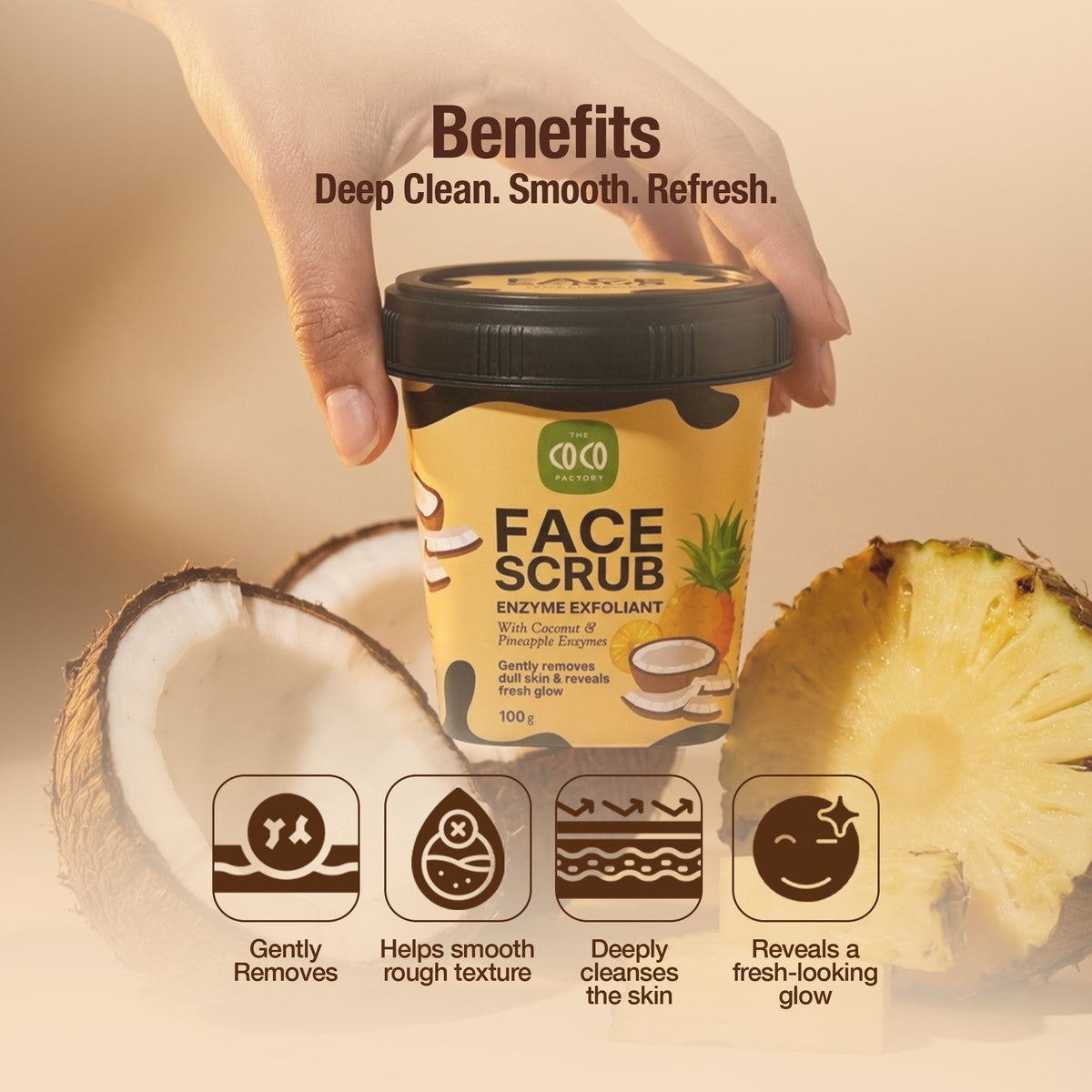 Coconut Pineapple Face Scrub
