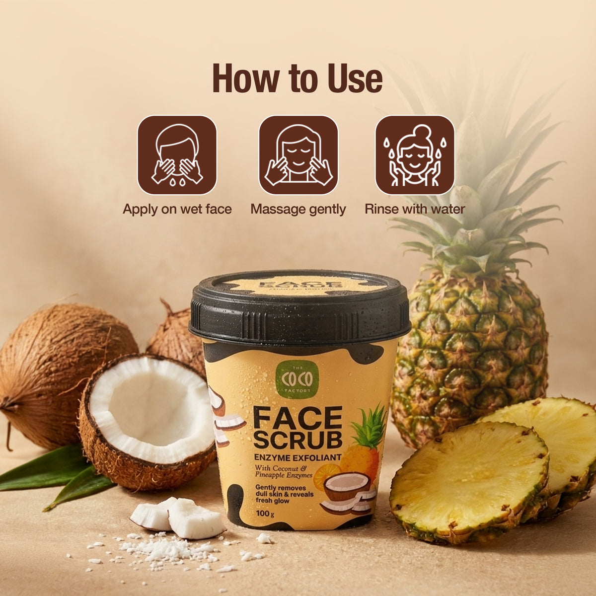 Coconut Pineapple Face Scrub