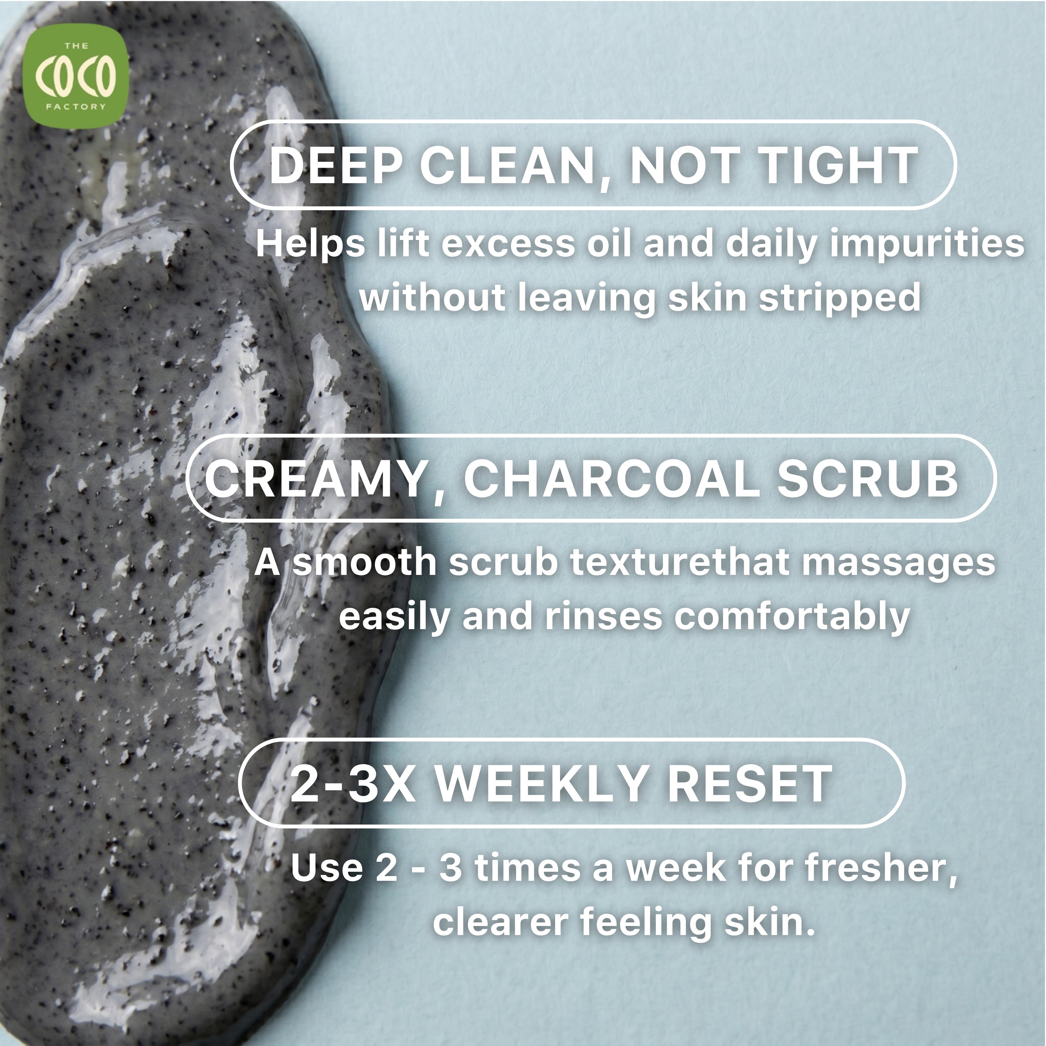 Coconut Charcoal Face Scrub