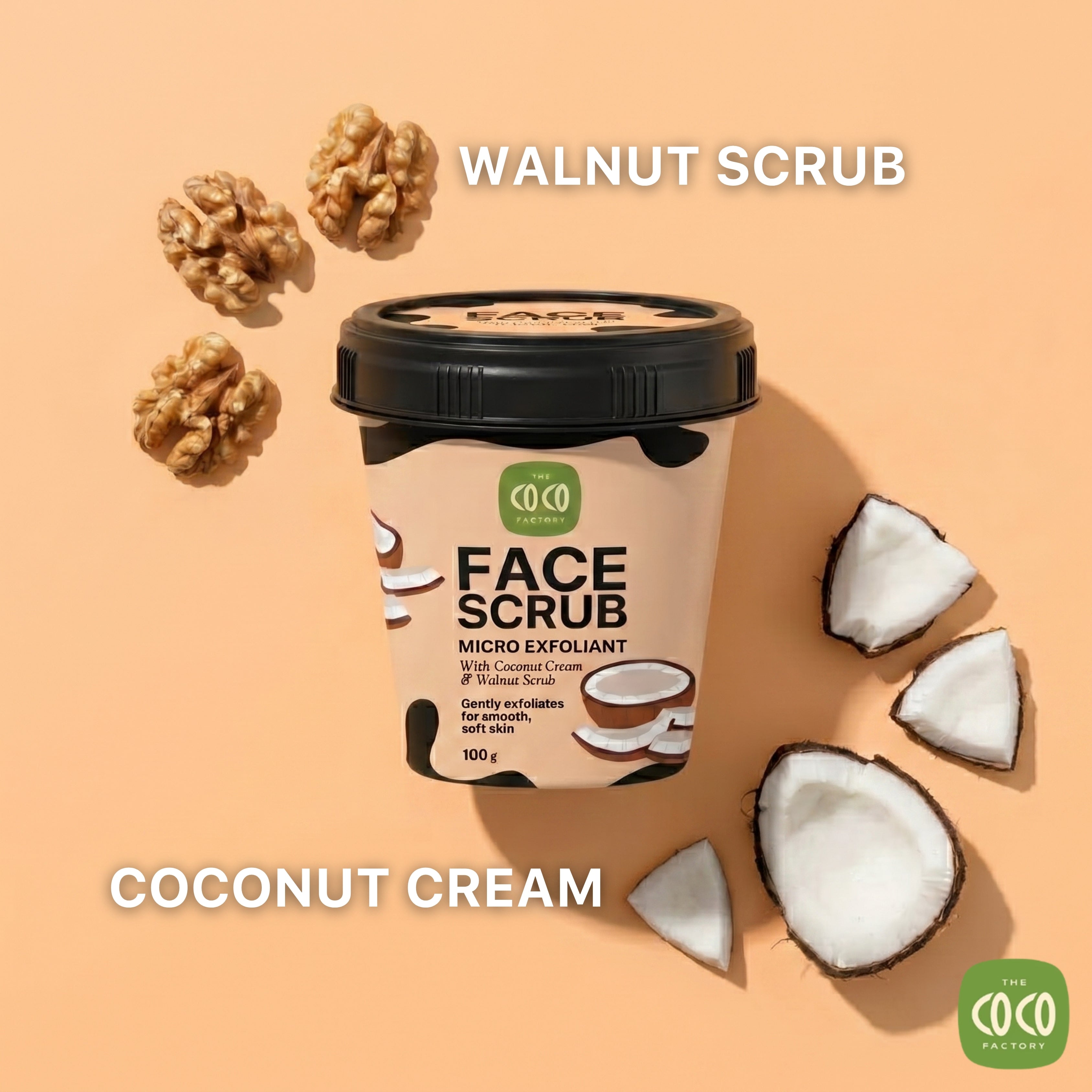 Coconut Cream Face Scrub