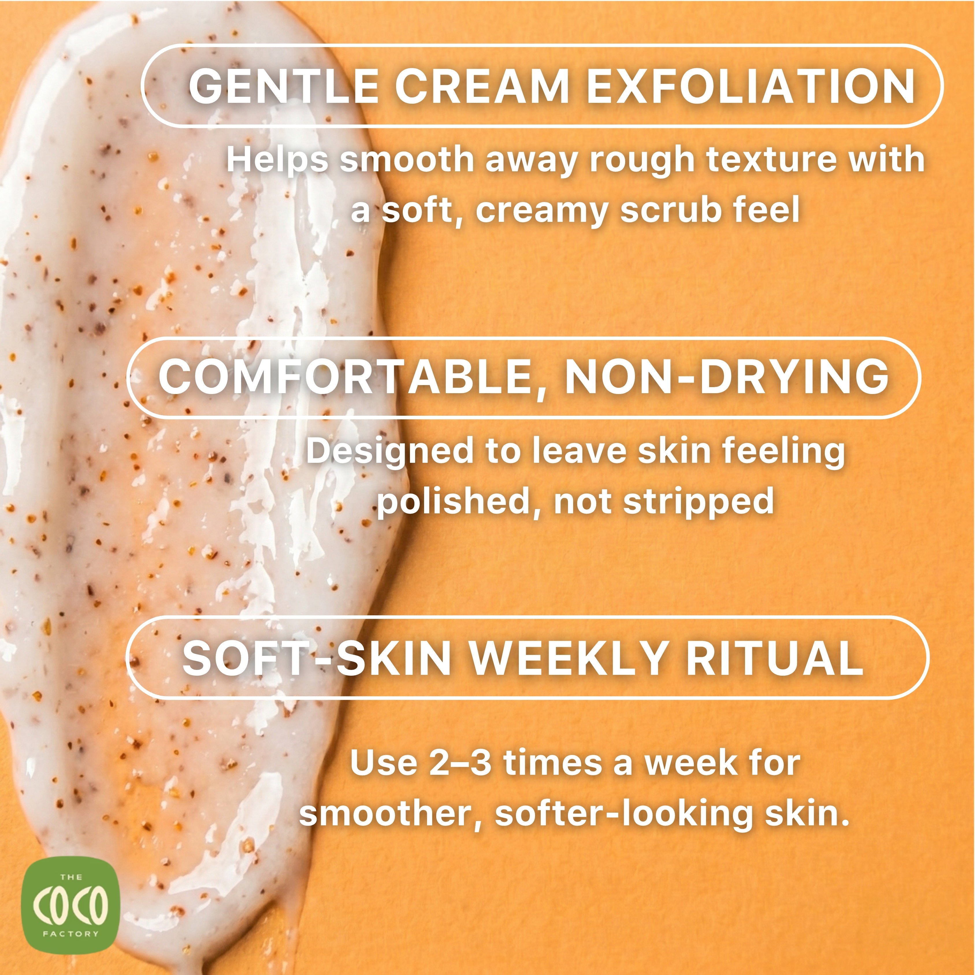 Coconut Cream Face Scrub