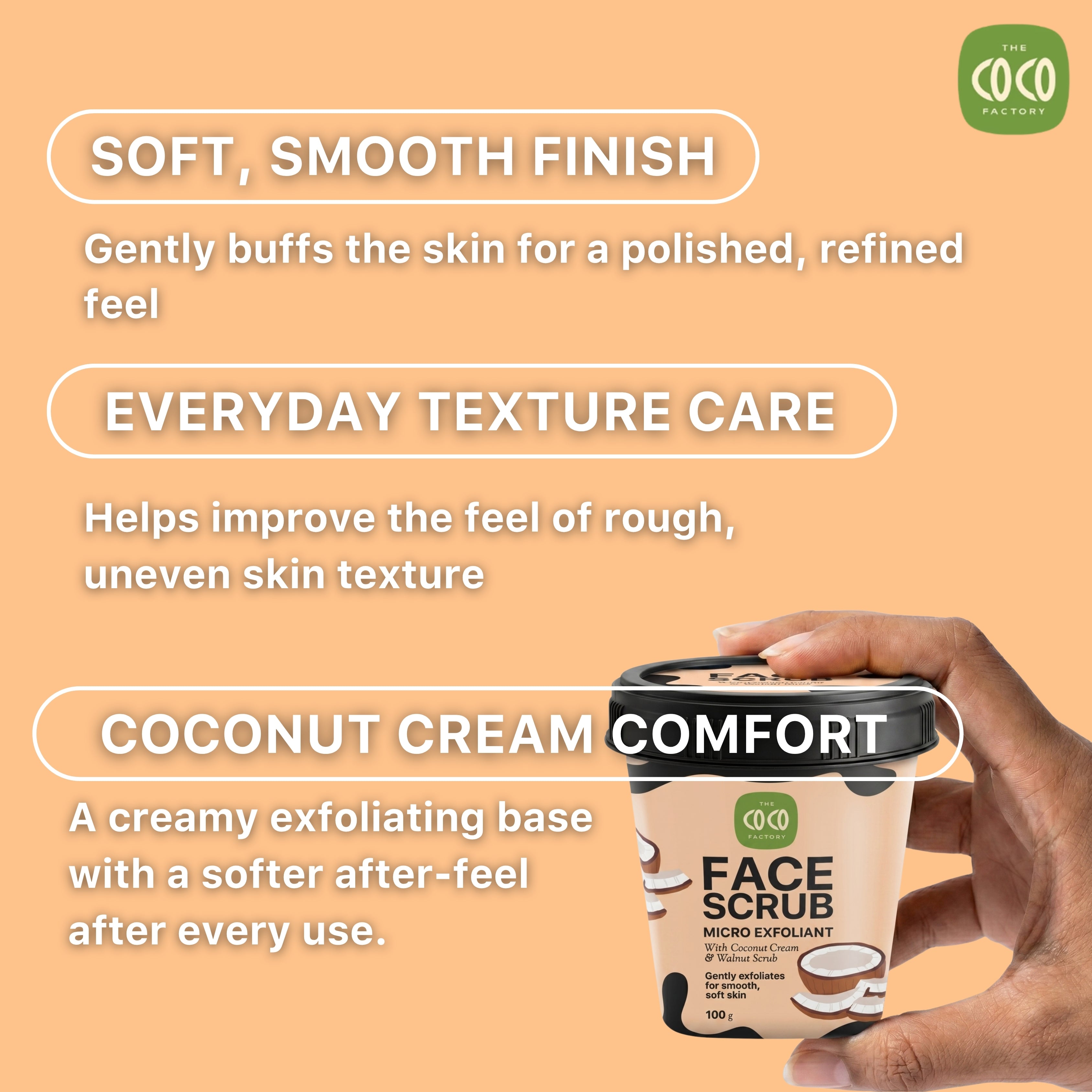 Coconut Cream Face Scrub