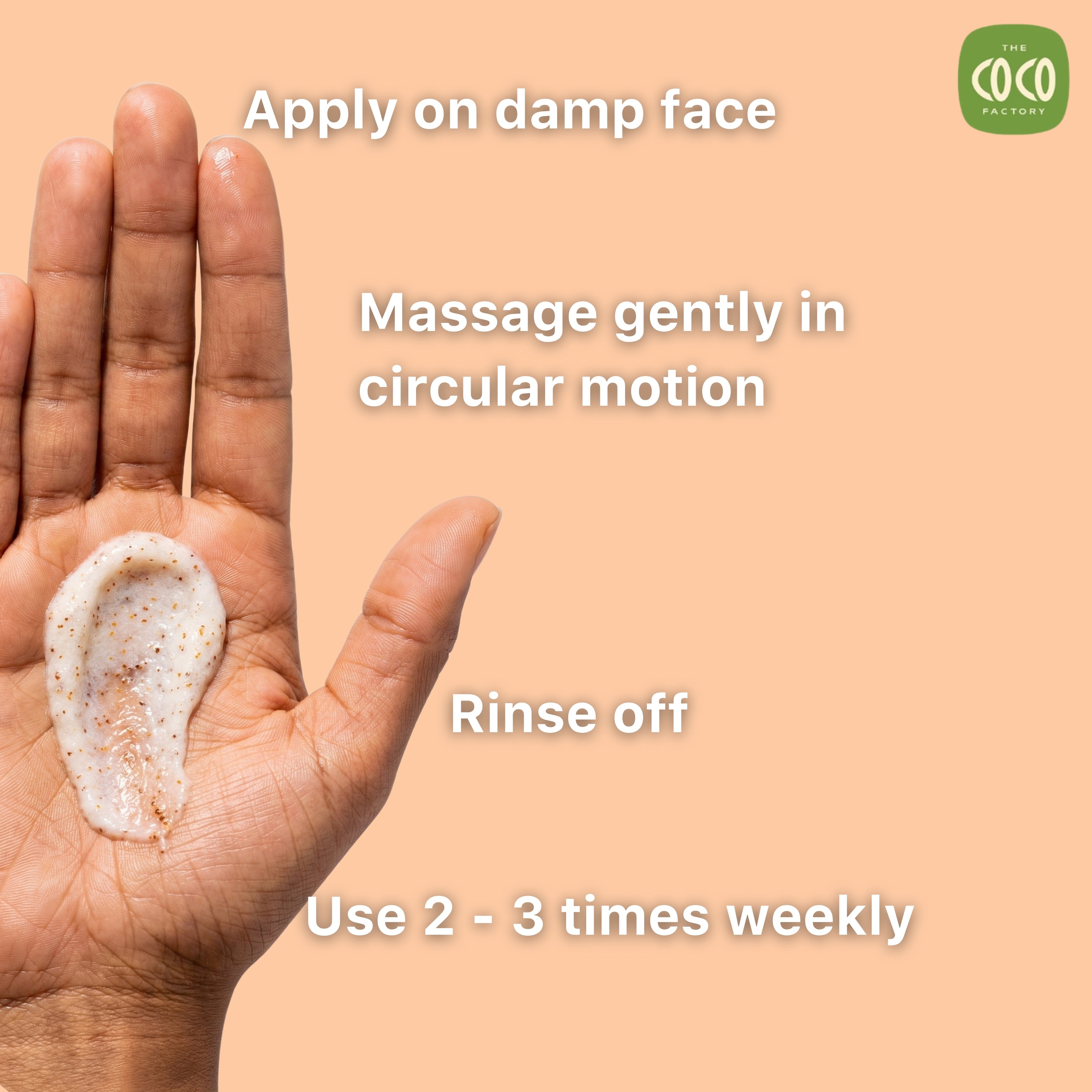 Coconut Cream Face Scrub