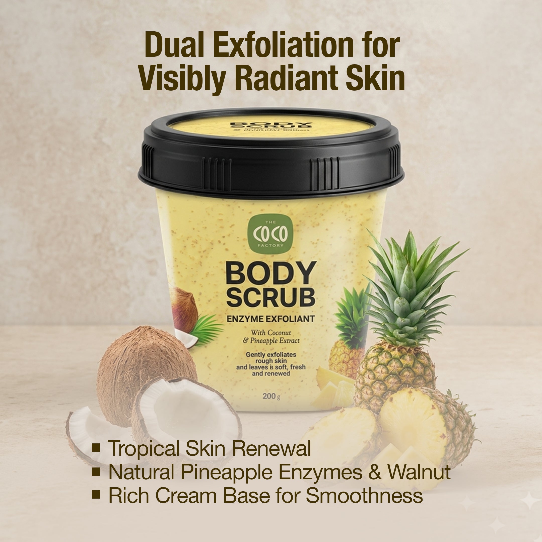 Coconut Pineapple Body Scrub
