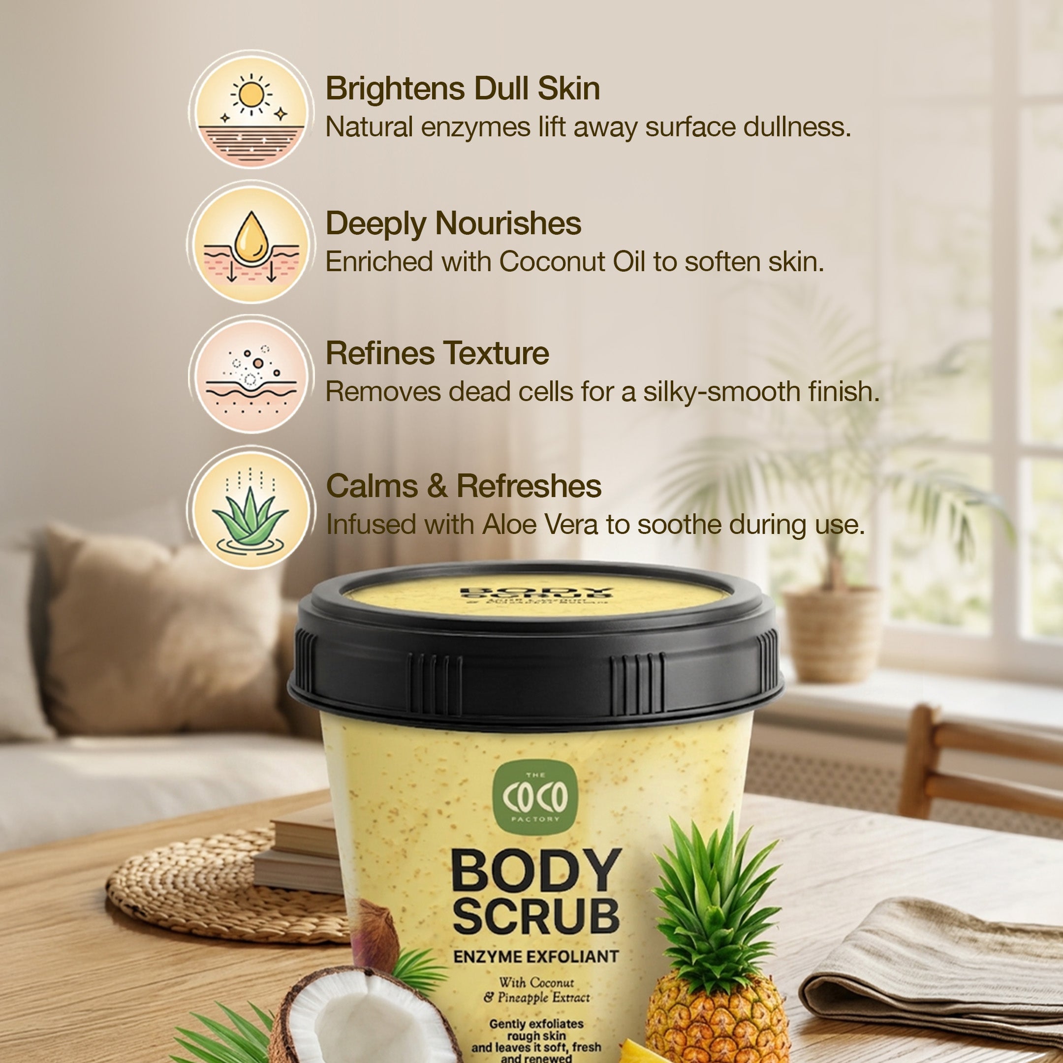 Coconut Pineapple Body Scrub