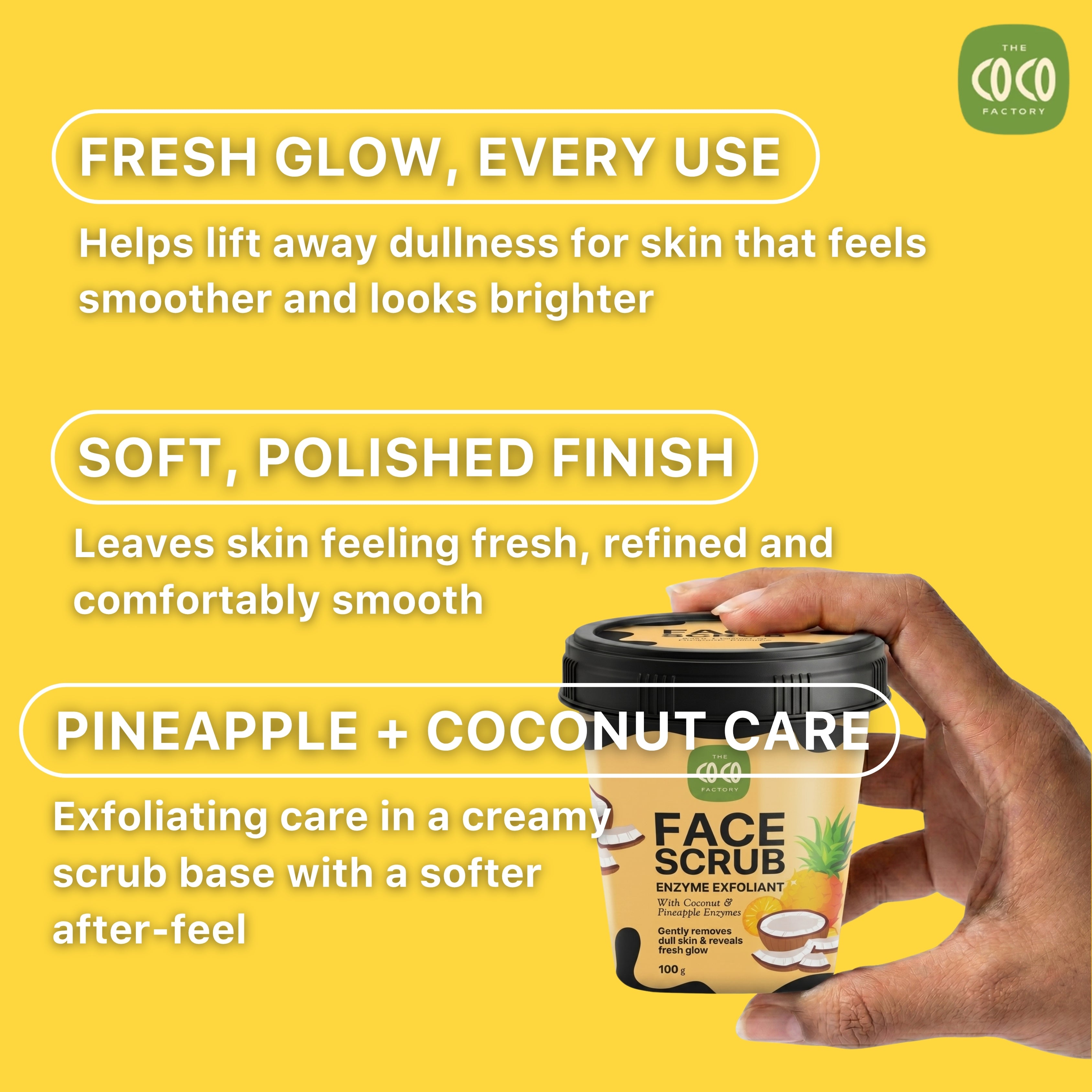 Coconut Pineapple Face Scrub