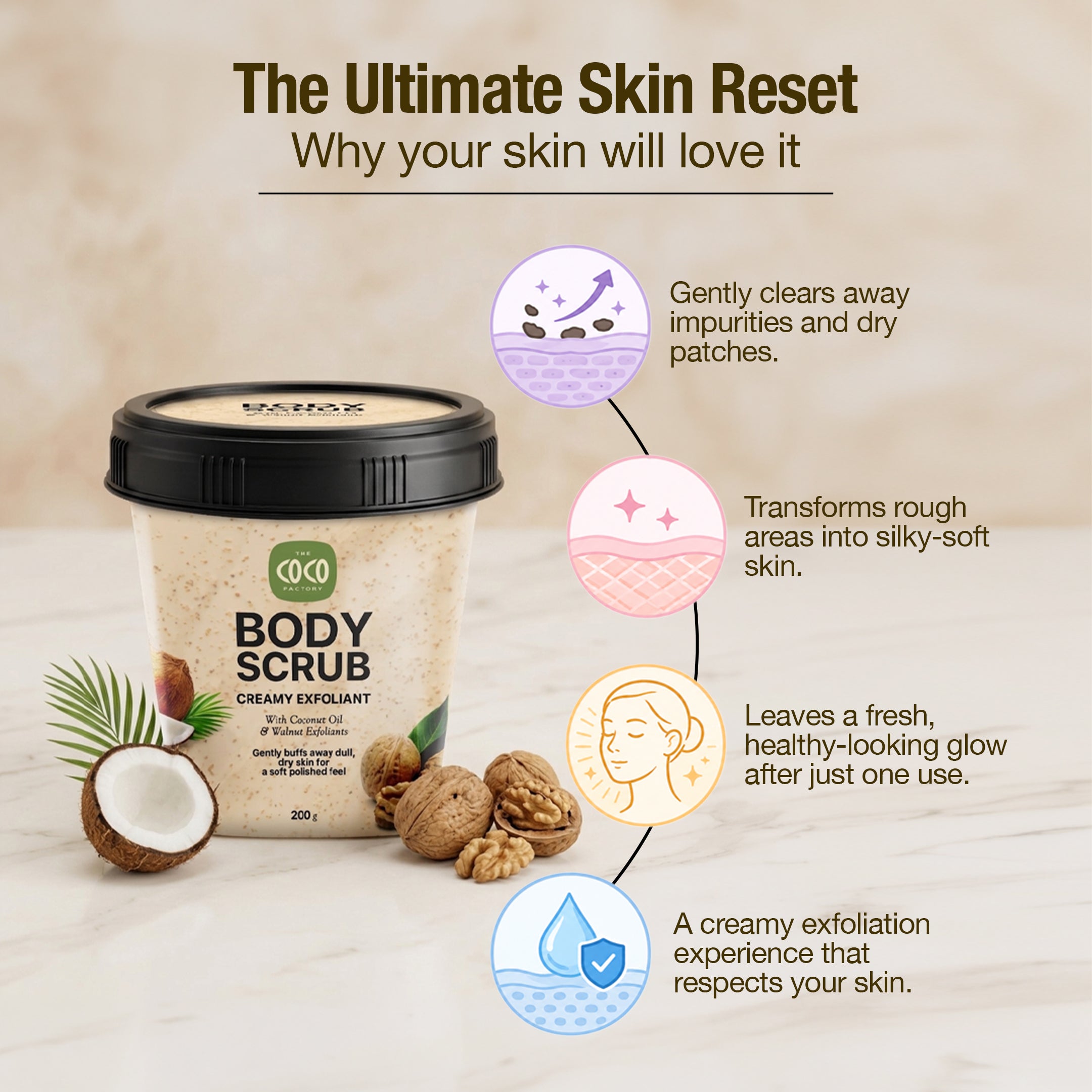 Coconut Cream Body Scrub