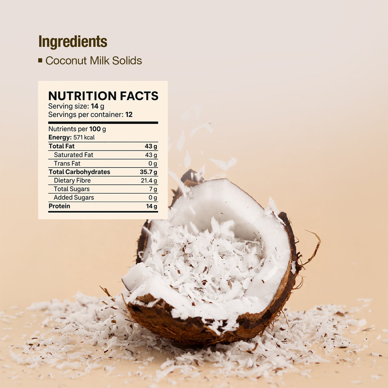 Vegan Coconut Milk Powder