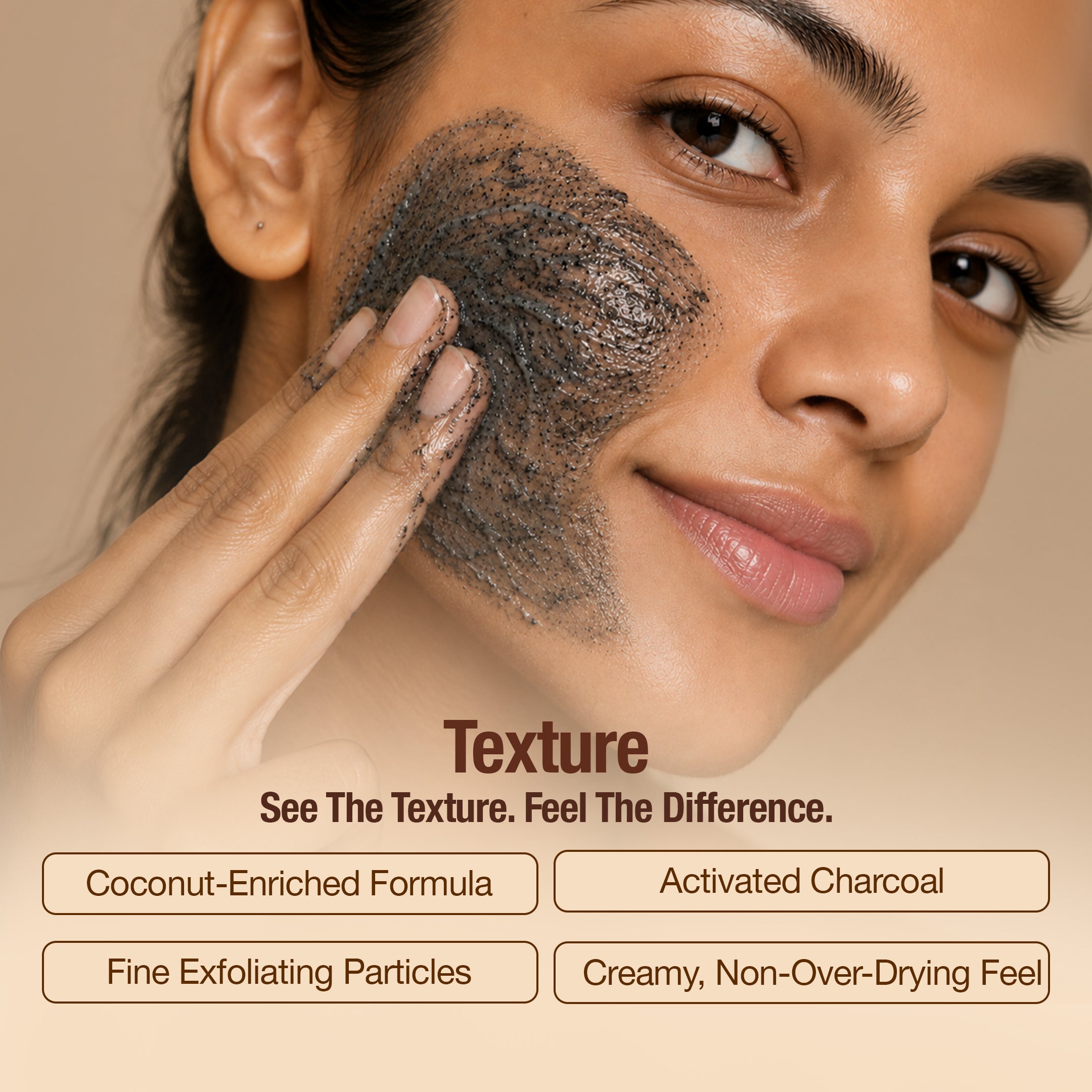 Coconut Charcoal Face Scrub