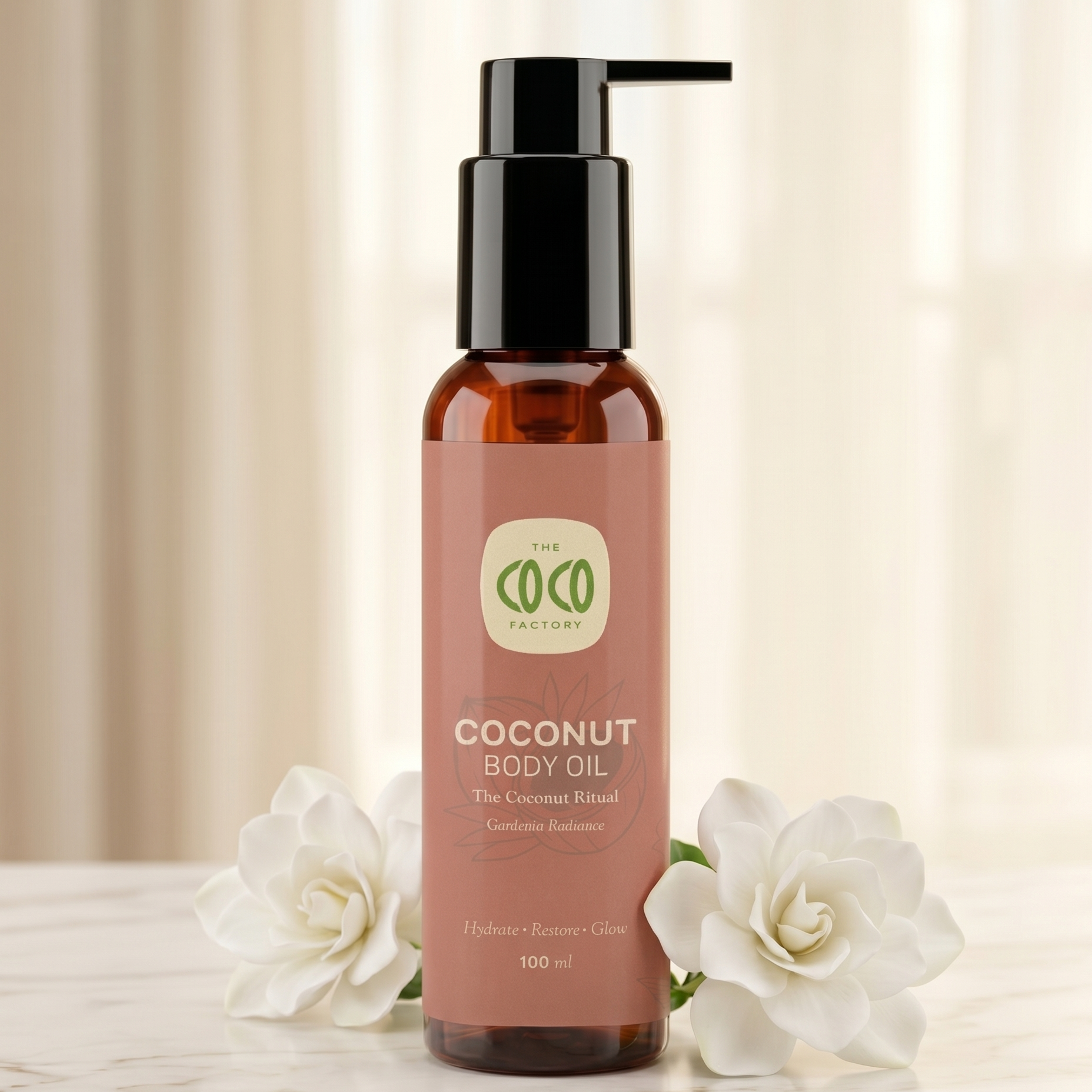 Body Oil – Virgin Coconut Oil + Gardenia
