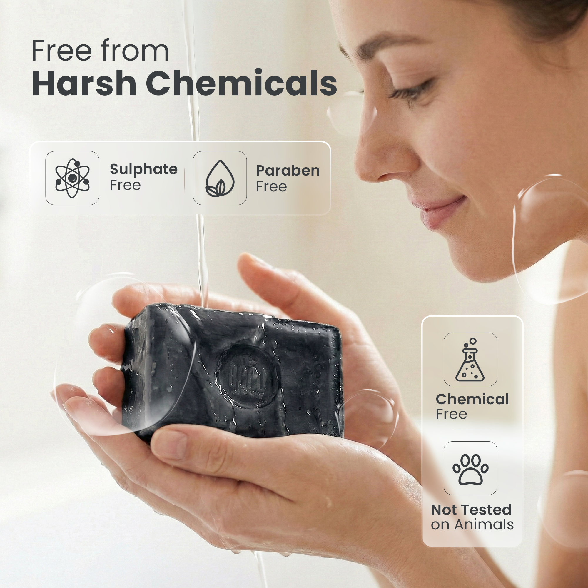 Coconut Charcoal Soap (Handmade)