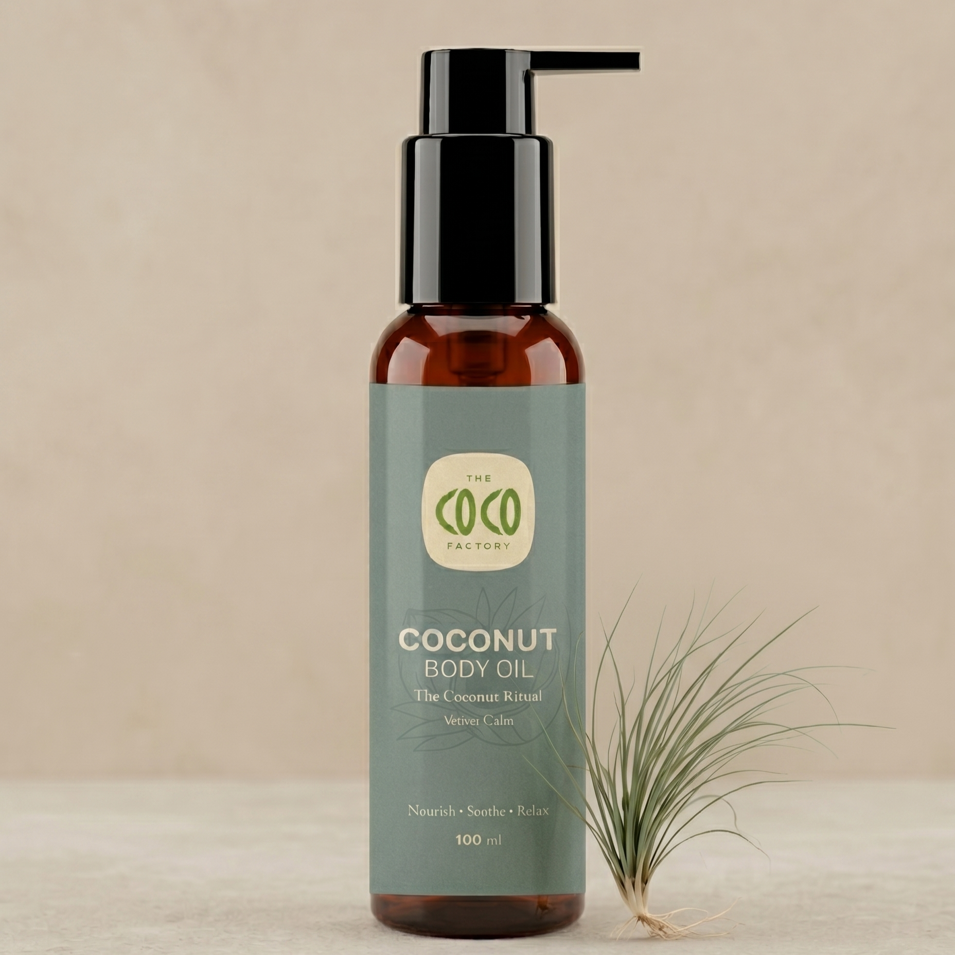 Body Oil – Virgin Coconut Oil + Vetiver