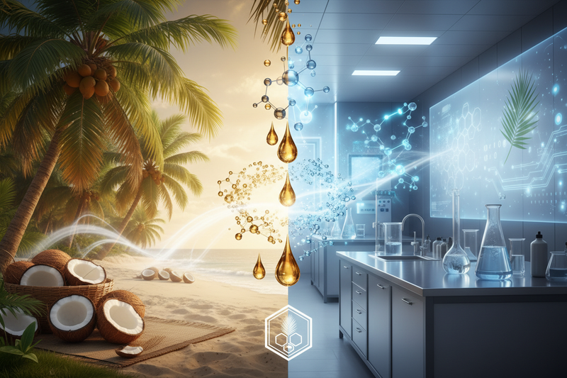 Brand Story/Philosophy (Coconut Wisdom+ Modern Science) 