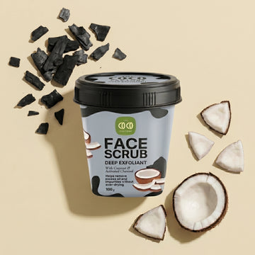 Coconut Charcoal Face Scrub