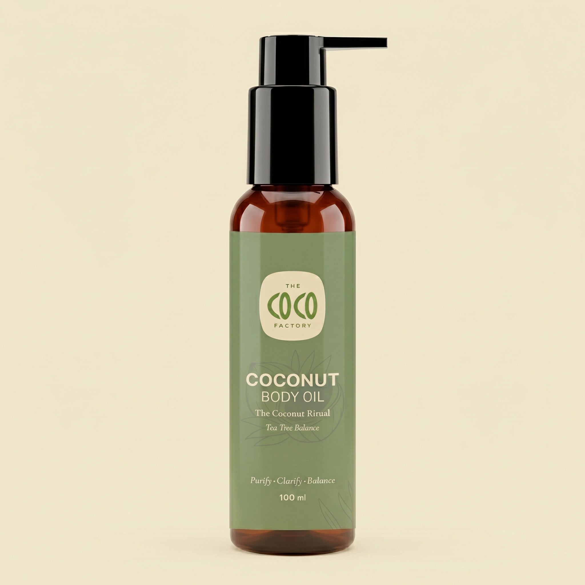 Body Oil – Virgin Coconut Oil + Tea Tree