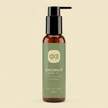 Body Oil – Virgin Coconut Oil + Tea Tree